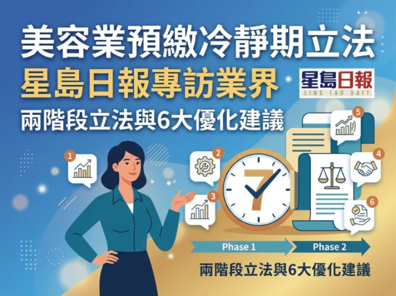 Beauty Industry Cooling-Off Legislation – Sing Tao Daily Two-Stage Proposal & 6 Recommendations