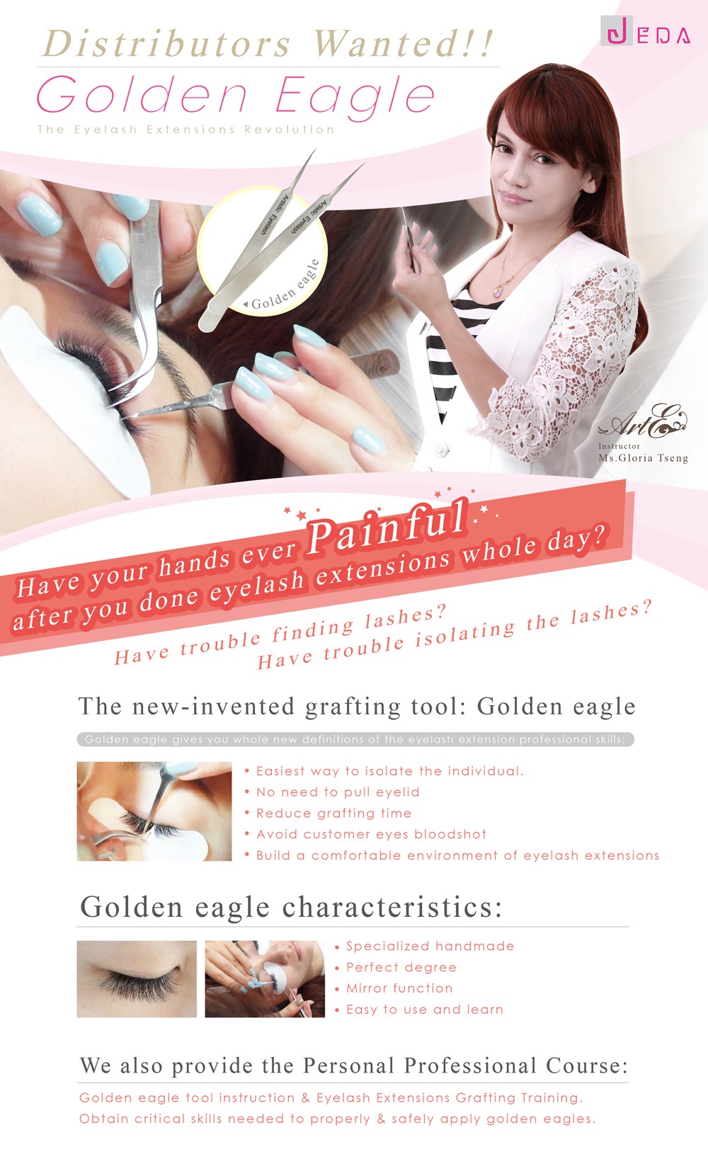 JOVISA Golden Eagle Tweezer