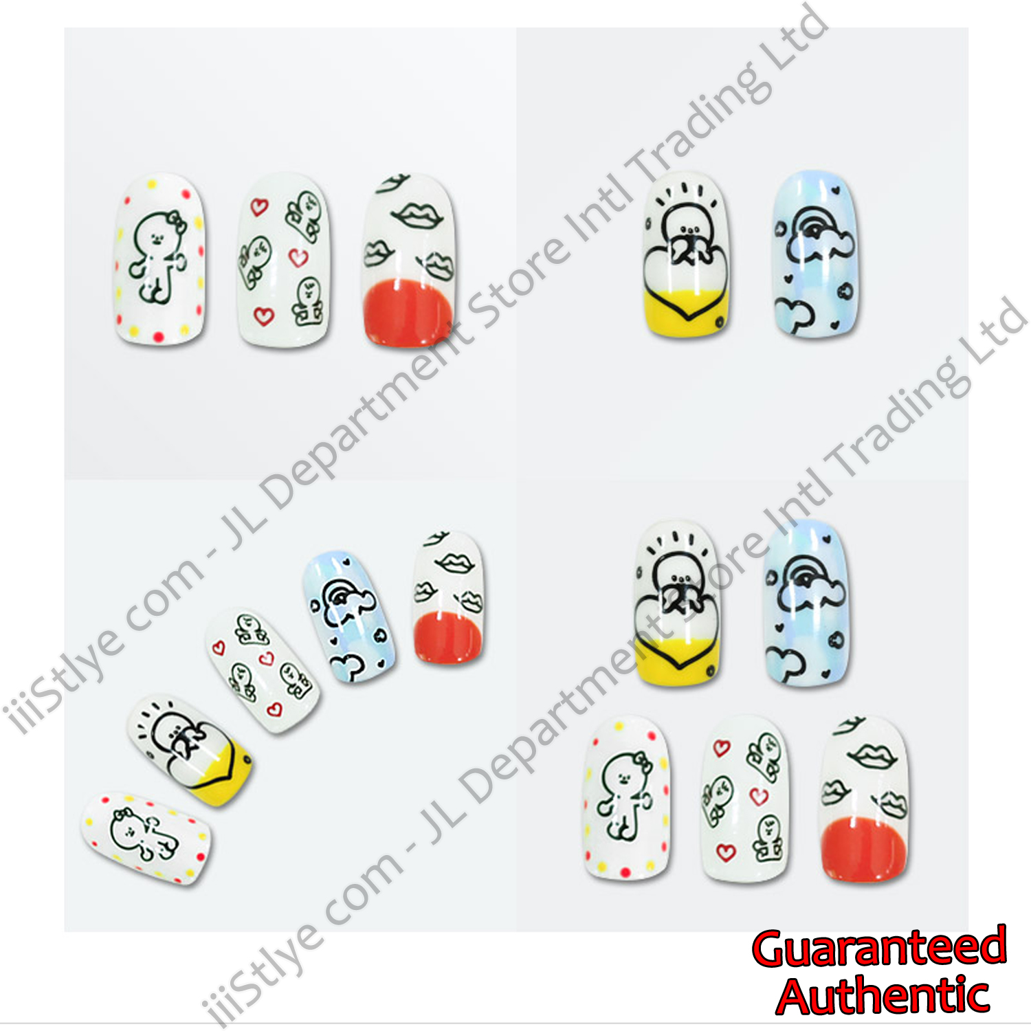 Konad Barabapa Square Image Plate Happy Honeymoon