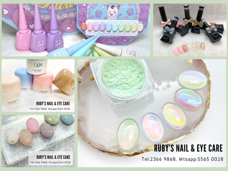 Ruby's Nail and Eye Care RNEC Imported Premium Gel Products and Technician Application